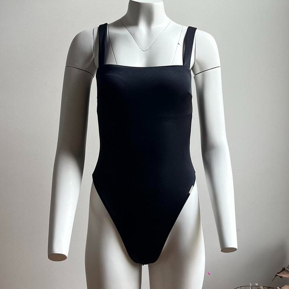Free Society Brand New High Cut Black Swim Suit